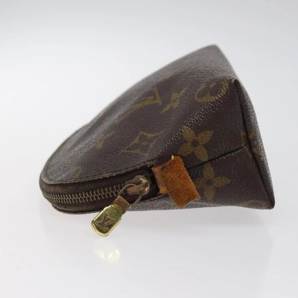 LOUIS VUITTON Monogram Pochette Cosmetic PM Cosmetic Pouch M47515 LV Auth 116305 - Picture 8 of 16
